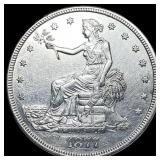 1877-S Silver Trade Dollar CLOSELY  UNCIRCULATED