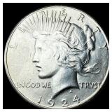 1924 Silver Peace Dollar UNCIRCULATED