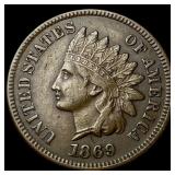 1869 Indian Head Cent CLOSELY UNCIRCULATED