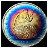 1861 Silver Half Dollar (Seated Liberty) CLOSELY U