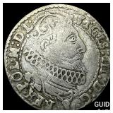 1627 Poland Silver 6 Groszy