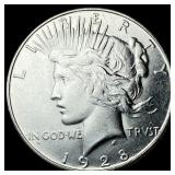 1928-S Silver Peace Dollar UNCIRCULATED
