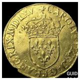 1565A France Gold Ecu