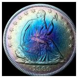 1869 Silver Half Dollar (Seated Liberty) CLOSELY U