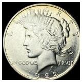 1922 Silver Peace Dollar UNCIRCULATED