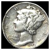 1942/1 Silver Mercury Dime HIGH GRADE