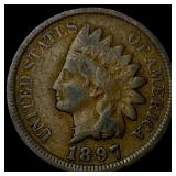 1897 Indian Head Cent NICELY CIRCULATED
