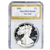 2002 Silver Eagle PGA PR70 DCAM