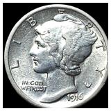 1916 Silver Mercury Dime UNCIRCULATED