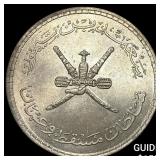 1380/1960 Muscat & Oman 1/2 Saidi Rial