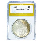1889 Morgan Silver Dollar PGA Brilliant UNC