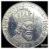 1965 Austria Silver 50 Schilling