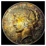 1923 Silver Peace Dollar NEARLY UNCIRCULATED