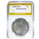 1900-O/CC Morgan Silver Dollar PGA Genuine