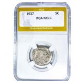 1937 Buffalo Nickel PGA MS66