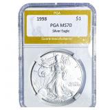 1998 Silver Eagle PGA MS70