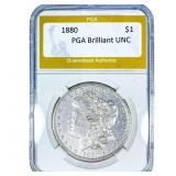 1880 Morgan Silver Dollar PGA Brilliant UNC