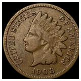 1908-S Indian Head Cent NEARLY UNCIRCULATED