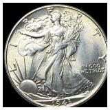 1943-S Silver Walking Liberty Half Dollar CHOICE B