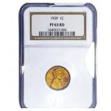 1939 Wheat Cent NGC PF65 RD