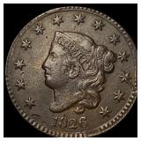 1826 Coronet Head Large Cent ABOUT  UNCIRCULATED