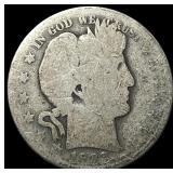 1893-O Silver Barber Quarter NICELY  CIRCULATED