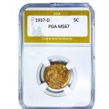 1937-D Buffalo Nickel PGA MS67