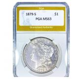 1879-S Morgan Silver Dollar PGA MS63