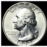1932 Silver Washington Quarter CLOSELY  UNCIRCULA