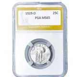 1929-D Standing Liberty Quarter PGA MS65