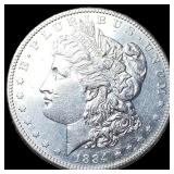 1884 Morgan Silver Dollar CHOICE AU