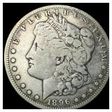 1896-S Silver Morgan Dollar NICELY CIRCULATED