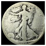 1921-S Walking Liberty Half Dollar NICELY  CIRCUL