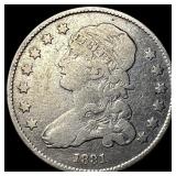 1831 Capped Bust Silver Quarter LIGHTLY  CIRCULAT