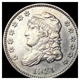 1831 Capped Bust Half Dollar CLOSELY  UNCIRCULATE