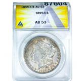 1899-S Morgan Silver Dollar ANACS AU53