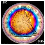 1850 Seated Liberty Dollar CHOICE BU+