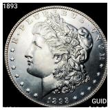 1893 Morgan Silver Dollar UNCIRCULATED