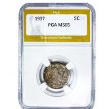 1937 Buffalo Nickel PGA MS65