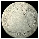 1878-CC Silver Dime NICELY CIRCULATED