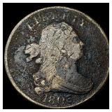 1803 Draped Bust Half Cent LIGHTLY CIRCULATED