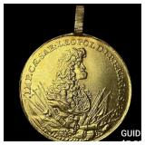 17th Century Austria Leopold I Gold Medal