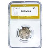 1937 Buffalo Nickel PGA MS66