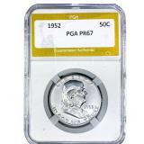 1952 Franklin Half Dollar PGA PR67