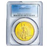 1925 $20 Gold Double Eagle PCGS MS63