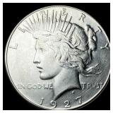 1927-S Silver Peace Dollar CLOSELY  UNCIRCULATED