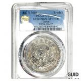 1877 Japan Silver Trade Dollar PCGS XFDetails Chop