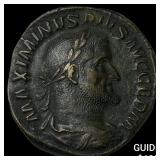 Roman Maximius Thrax 235-238 AD Brass Sestertius