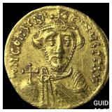Byzantine Constans II 641-668 AD Gold Solidus