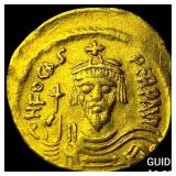 Byzantine Phocas 692-610 Gold Solidus